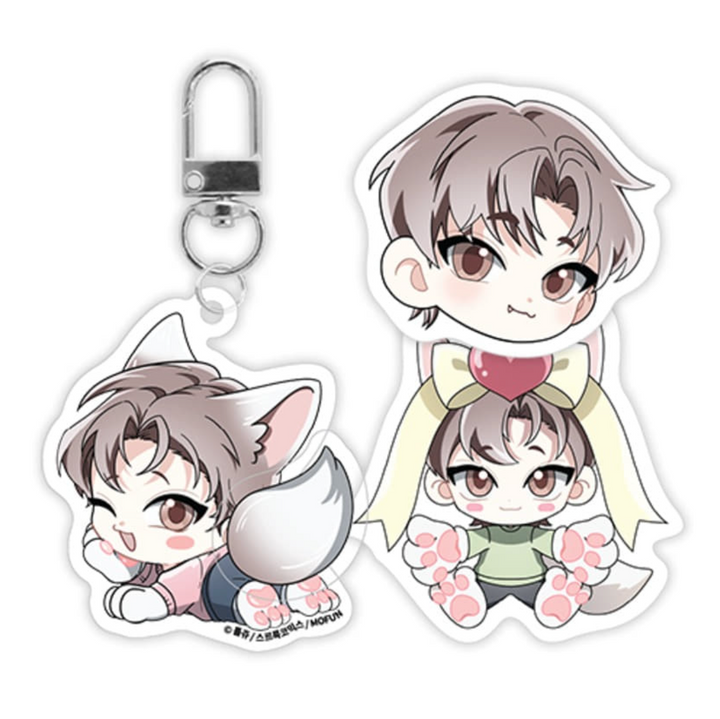 HONBUL: Flame of the Soul Tail-spinning Acrylic Keyring Set