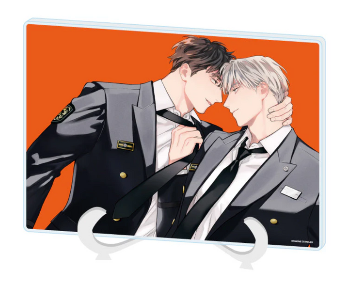 Office Worker Couple's Summer Vacation BL Fair Acrylic Panels