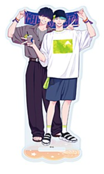 Office Worker Couple's Summer Vacation BL Fair Acrylic Stands