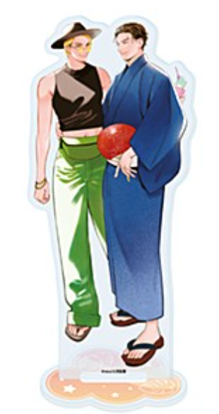 Office Worker Couple's Summer Vacation BL Fair Acrylic Stands