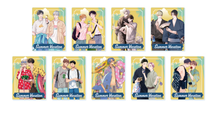 Office Worker Couple's Summer Vacation BL Fair Acrylic Card Blind Bag