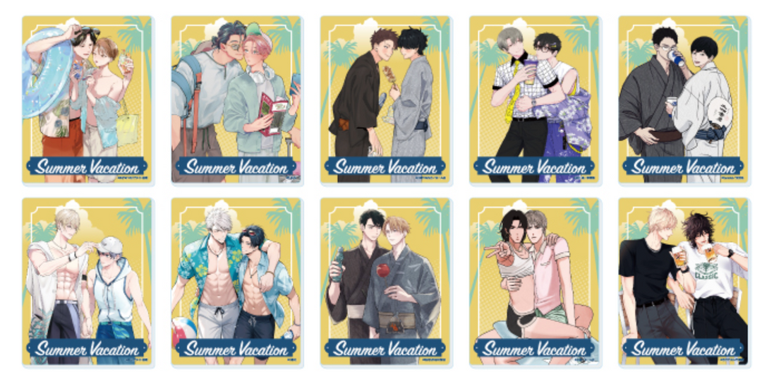 Office Worker Couple's Summer Vacation BL Fair Acrylic Card Blind Bag