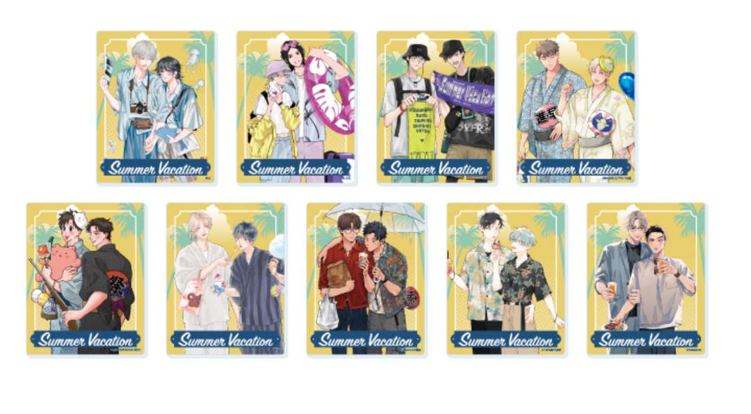 Office Worker Couple's Summer Vacation BL Fair Acrylic Card Blind Bag