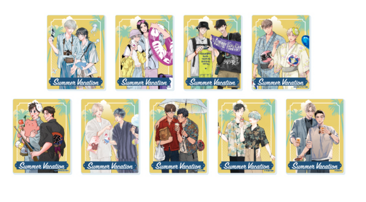 Office Worker Couple's Summer Vacation BL Fair Acrylic Card Blind Bag