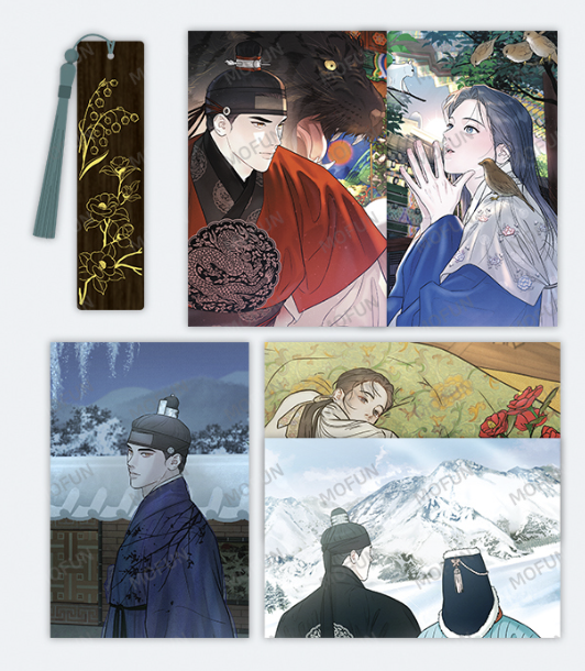 Gale of the God Birth Flower Wooden Bookmark Set