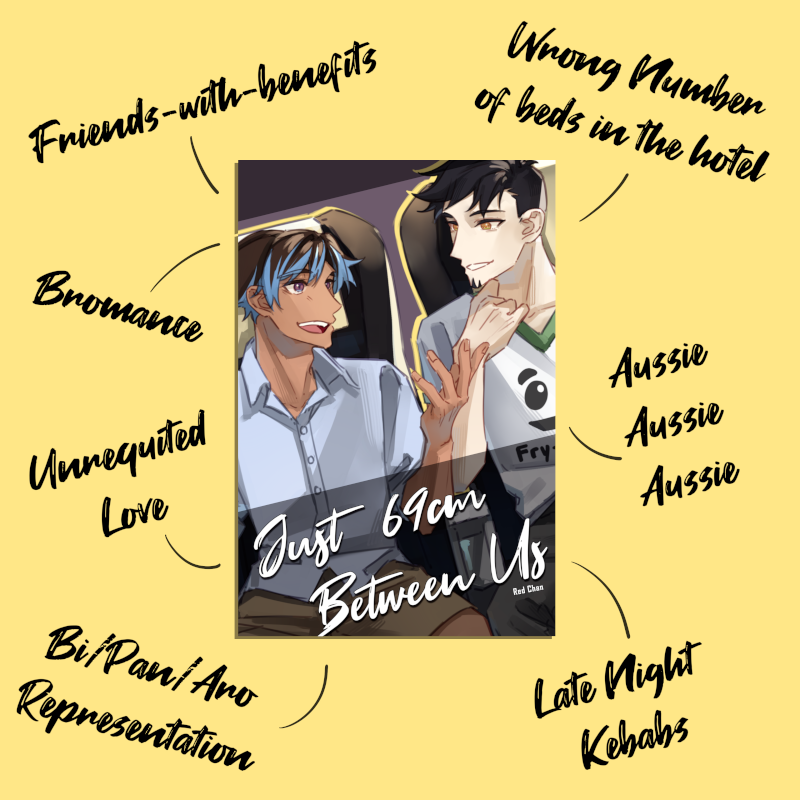 Just 69cm Between Us (Light Novel) - Signed Copy