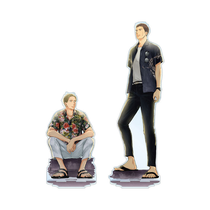 Twittering Birds Never Fly Yashiro & Doumeki Trip ver. Jumbo Acrylic Stand Set