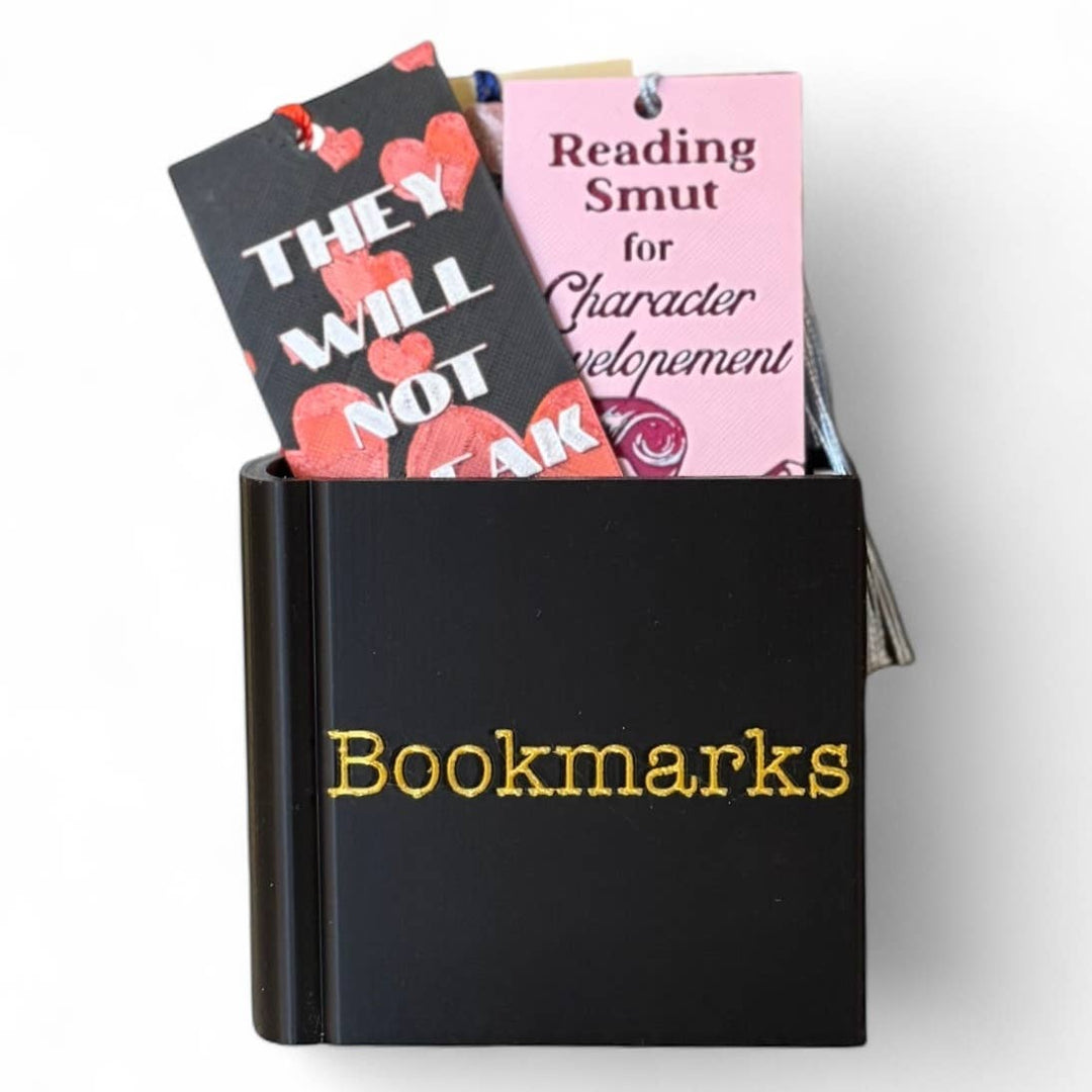 Bookmark Holder Caddy, Bookshelf Decor