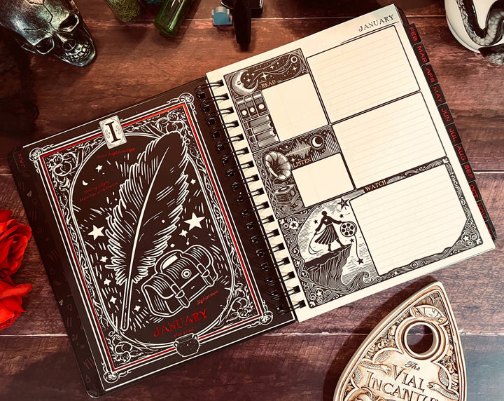 Waiting for the Night 2026 Weekly Planner