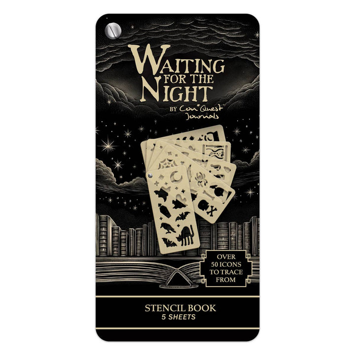 Waiting for the Night Stencil Book (5-Page)