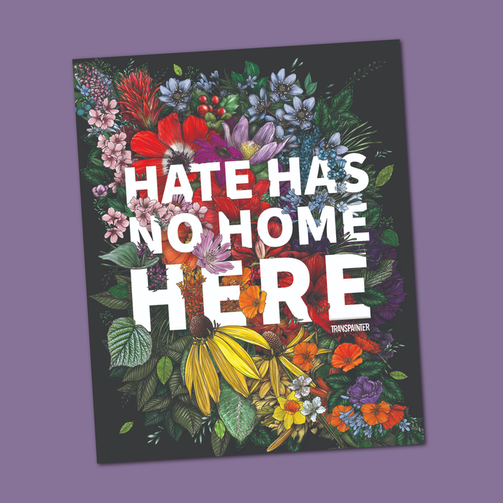 Hate Has No Home Here Bumper Sticker | No Hate Decal