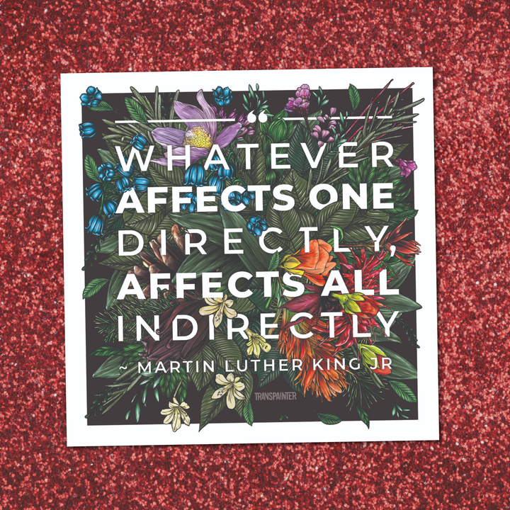 Rev. Dr. Martin Luther King Jr Quote Sticker | MLK Day