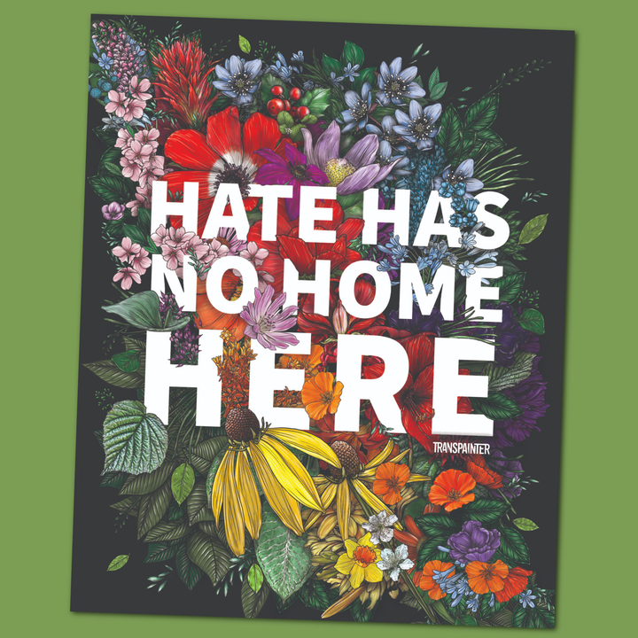 Hate Has No Home Here Bumper Sticker | No Hate Decal