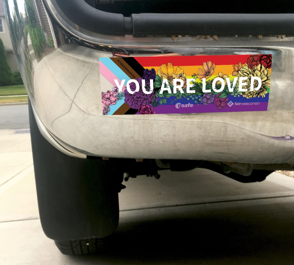 You Are Loved Bumper Sticker | LGBTQ+ Pride