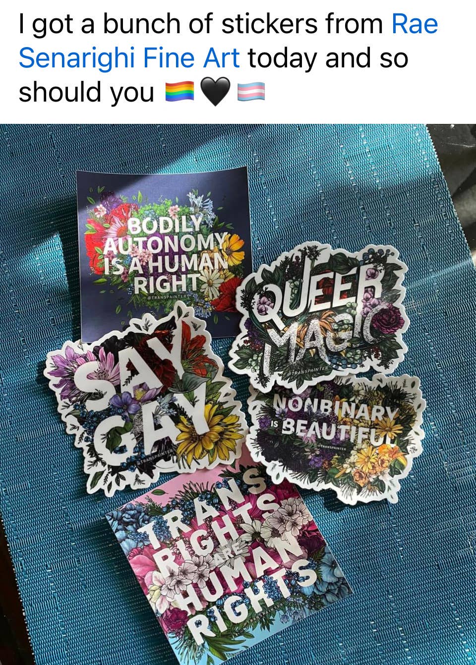 Nonbinary is Beautiful Bumper Sticker | Nonbinary LGBTQ Gift