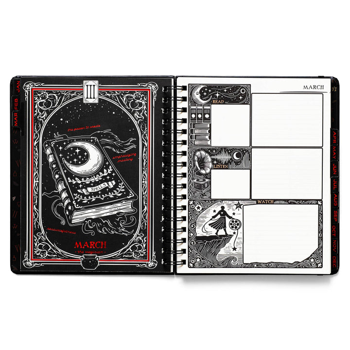 Waiting for the Night 2026 Weekly Planner