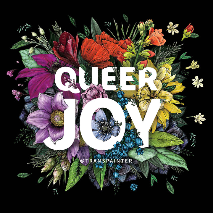Queer Joy Bumper Sticker | Rainbow Pride | LGBTQ Gifts