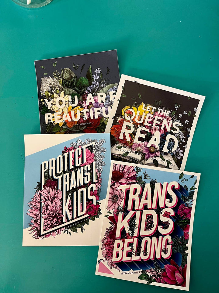 Trans Kids Belong Sticker | Trans Pride Sticker | LGBTQ