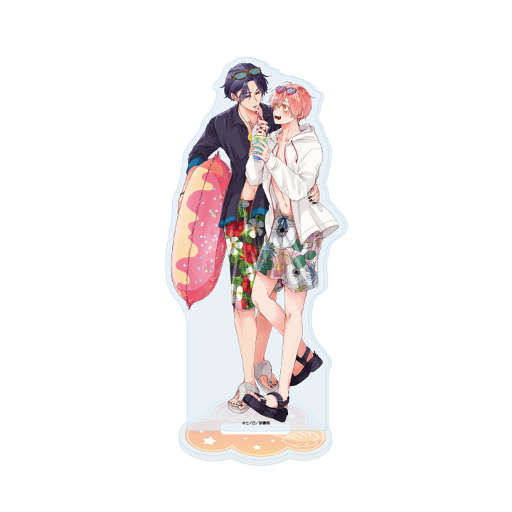 Office Worker Couple's Summer Vacation BL Fair Acrylic Stands